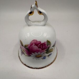 Vintage Summer Roses Fine Bone China Bell